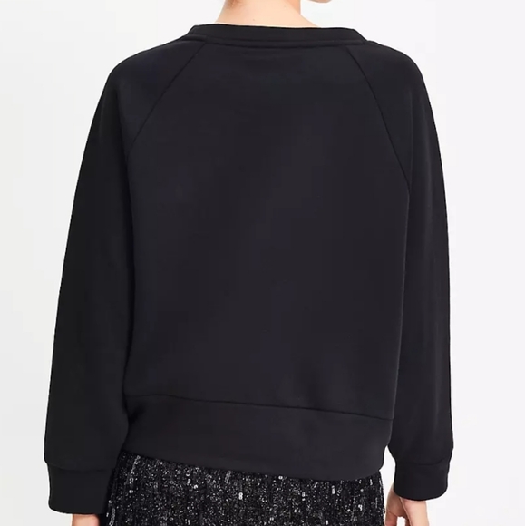 Loft Sequin Bow Sweatshirt - Picture 2 of 3